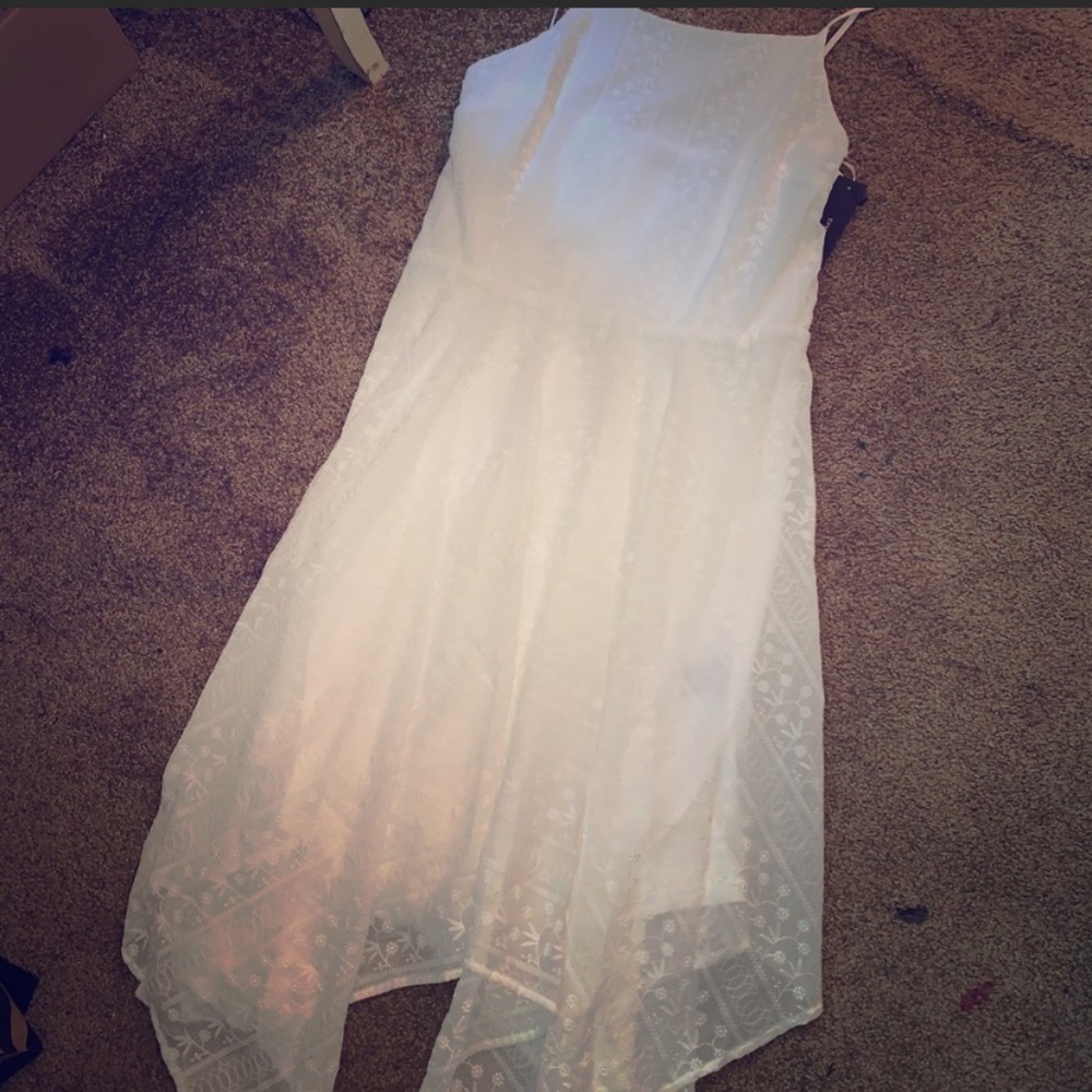 Summery White Midi Dress